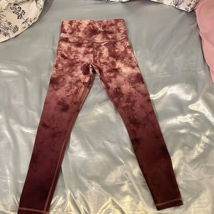 athleta tie dye leggings